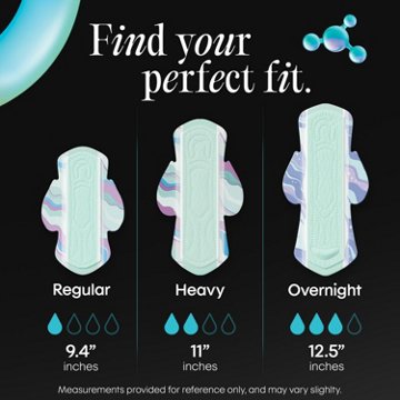 Kotex BioCare Ultra Thin Pads, Heavy Absorbency