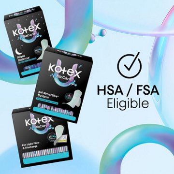 Kotex BioCare Ultra Thin Pads, Heavy Absorbency