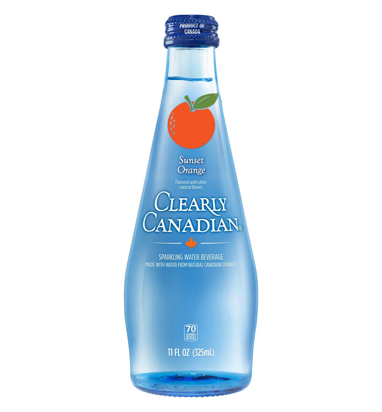 Clearly Canadian Sunset Orange Sparkling Water; image 1 of 2