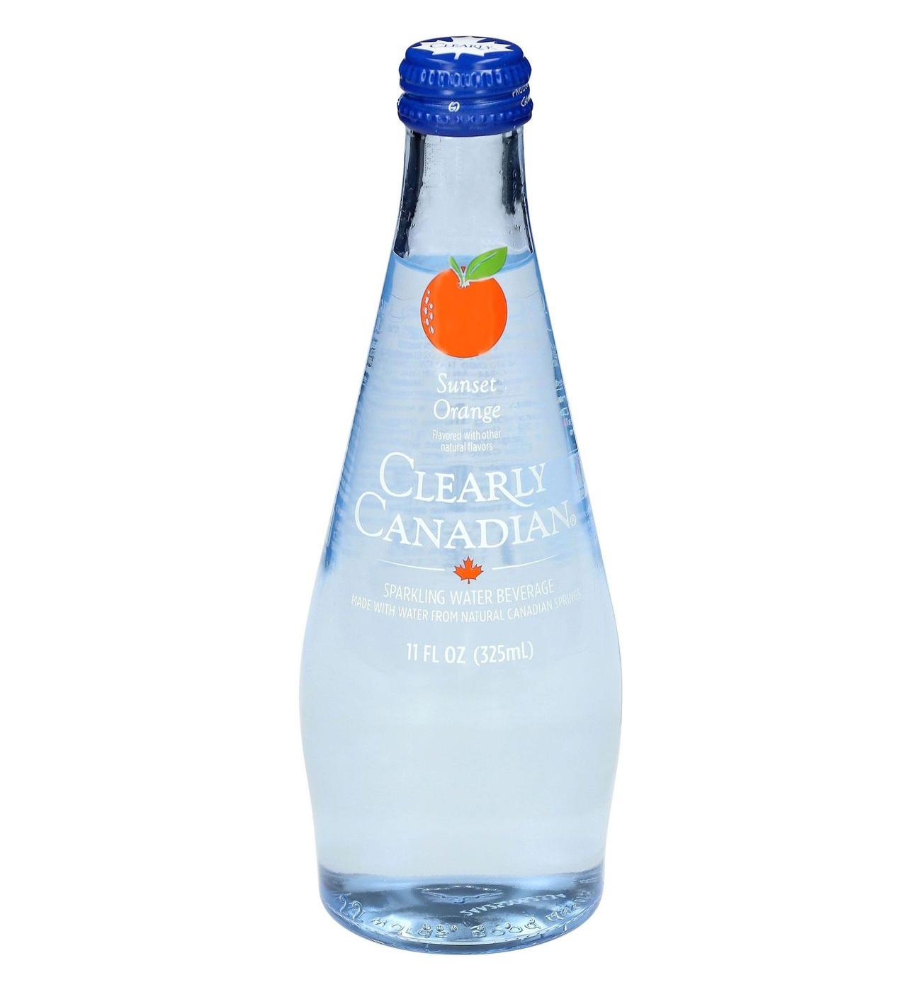 Clearly Canadian Sunset Orange Sparkling Water; image 2 of 2
