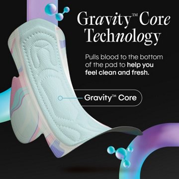 Kotex BioCare Ultra Thin Pads With Wings, Regular Absorbency