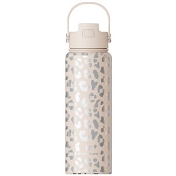 Hydraflow Hybrid Flipstraw Bottle - Cheetah Sand, 34 oz