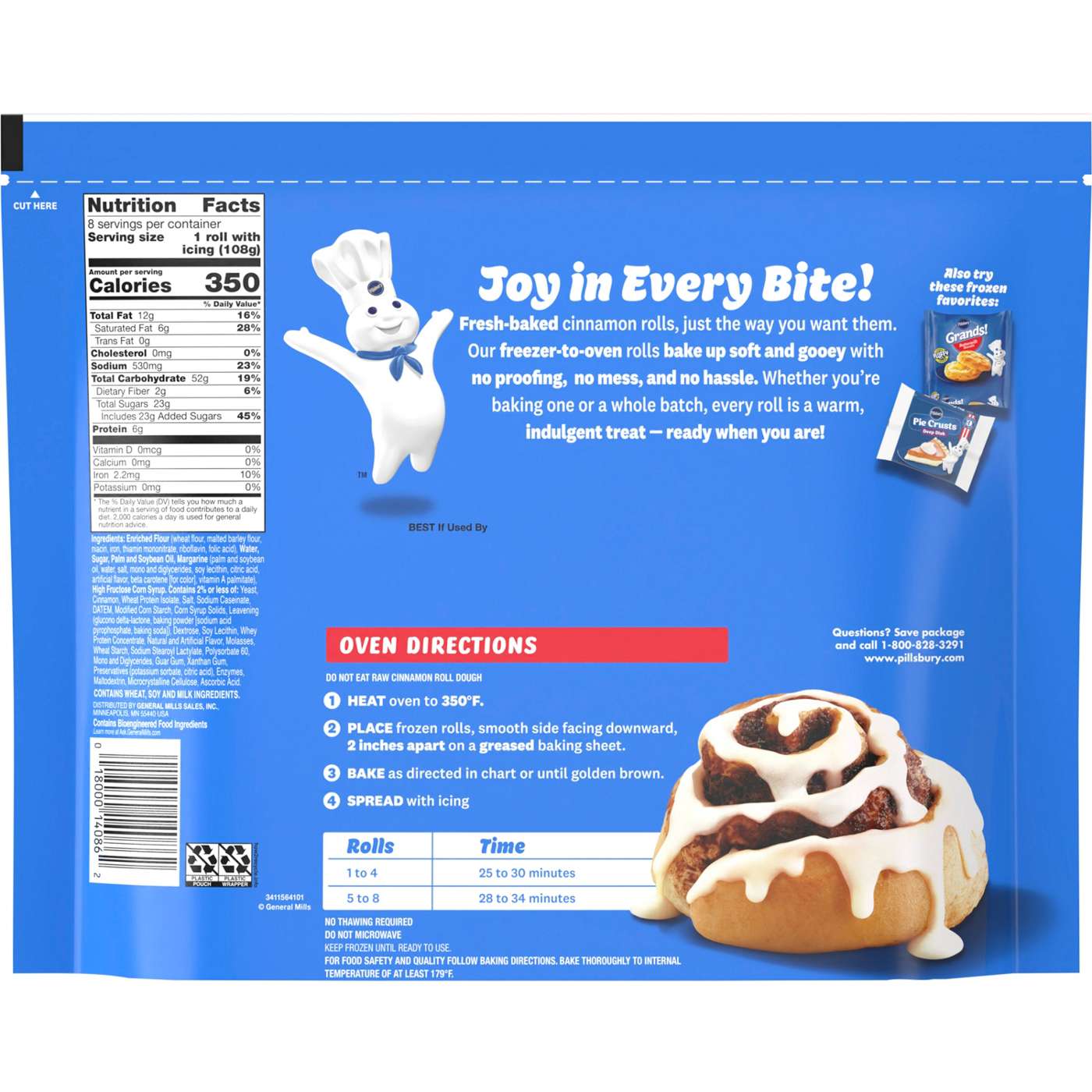 Pillsbury Grands! Large Cinnamon Rolls & Icing; image 2 of 2