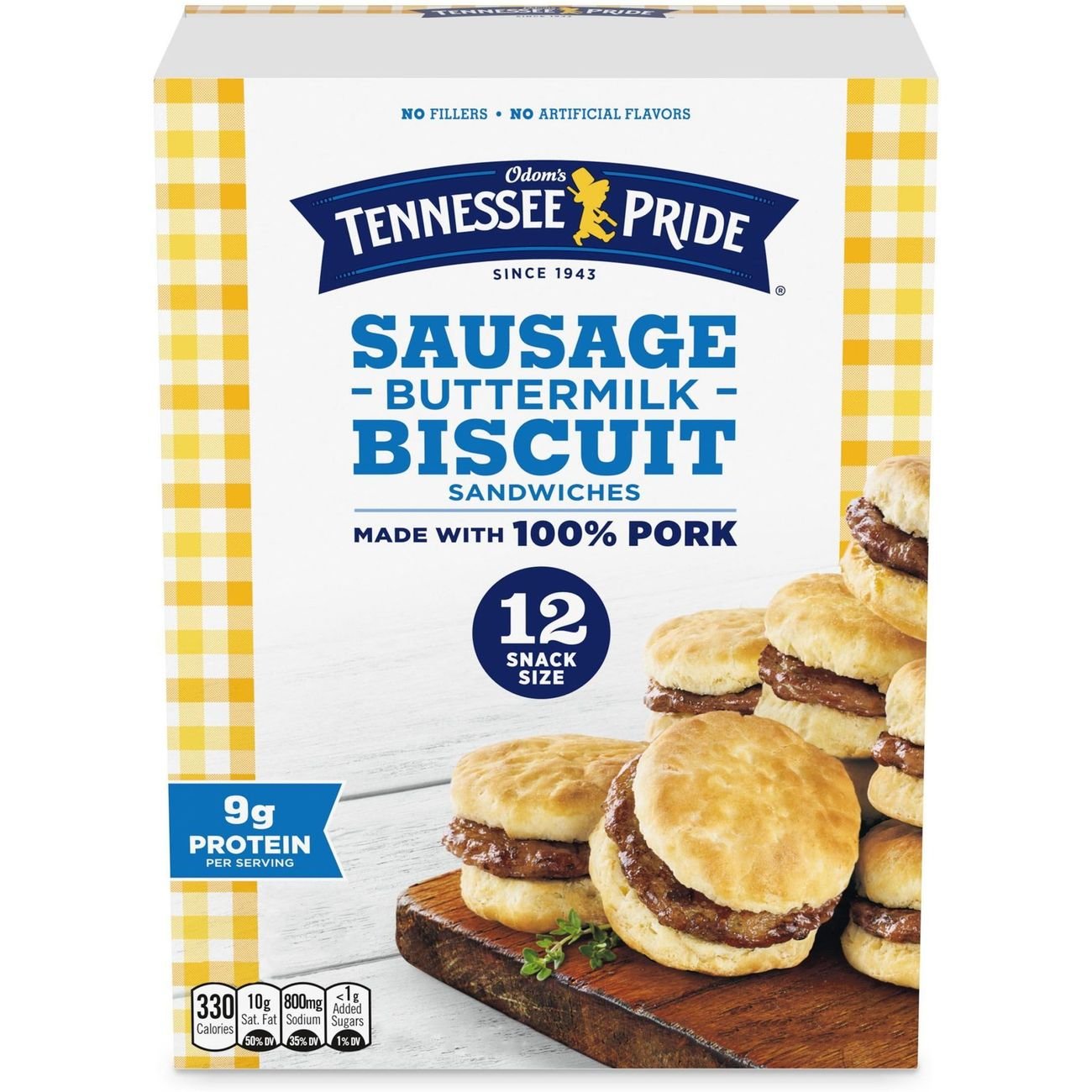 Odom's Tennessee Pride Sausage & Buttermilk Biscuits Snack Size