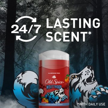 Old Spice Aluminum Free Deodorant Solid - Wolfthorn, 2 pk