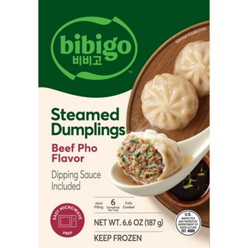 bibigo Beef Pho Flavor Steamed Dumplings, 6 ct