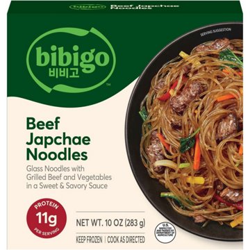 bibigo Frozen Beef & Vegetable Japchae Noodles