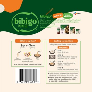bibigo Frozen Beef & Vegetable Japchae Noodles