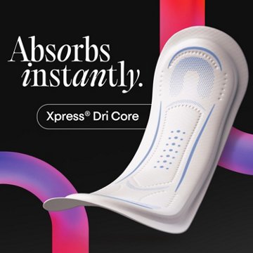 Kotex Maxi Pads - Heavy Absorbency