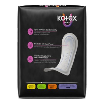 Kotex Maxi Pads - Heavy Absorbency