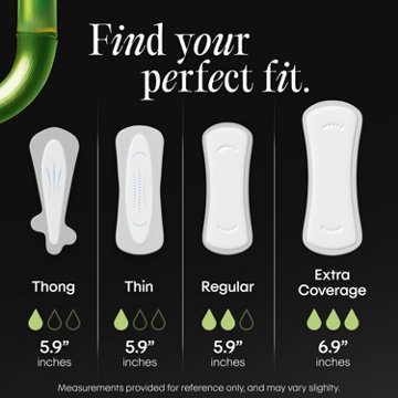 Kotex Bamboo Wrapped Liners, Light Absorbency, Regular Length