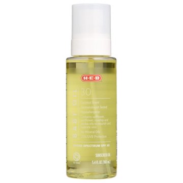 H-E-B SPF 30 Baby Oil Sunscreen