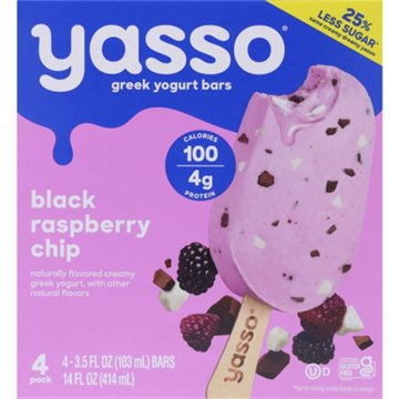 Yasso Black Raspberry Chip Frozen Greek Yogurt Bars