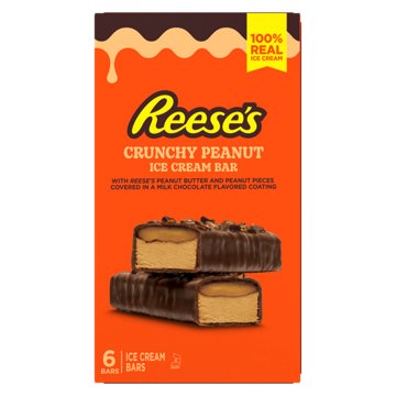 Reese's Crunchy Peanut Ice Cream Bars
