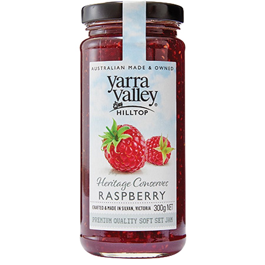 Yarra Valley Hilltop Heritage Conserves Raspberry Jam, 10.58 oz ...