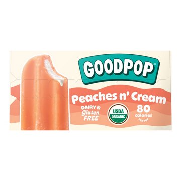 GoodPop Dairy Free Peaches n' Cream Pops