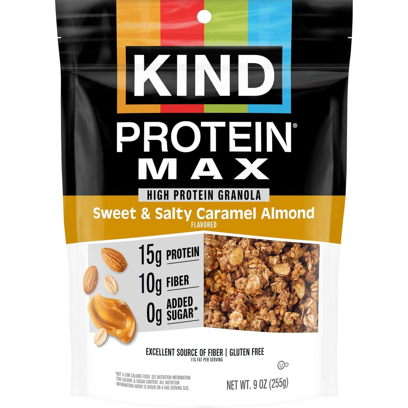 Kind 15g Protein Max Sweet & Salty Caramel Almond Granola - Shop Cereal ...