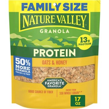 Nature Valley 13g Protein Granola Oats & Honey - Family Size