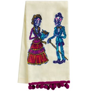 Destination Holiday Ember Novios Day of the Dead Kitchen Towel