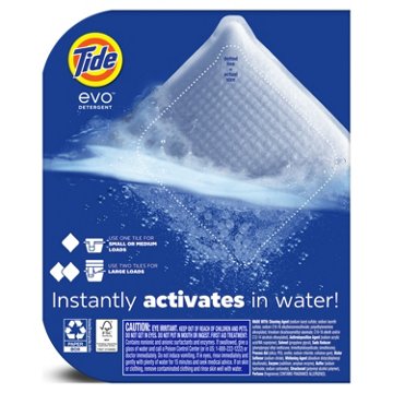 Tide Evo Laundry Detergent Tiles - Spring Blast