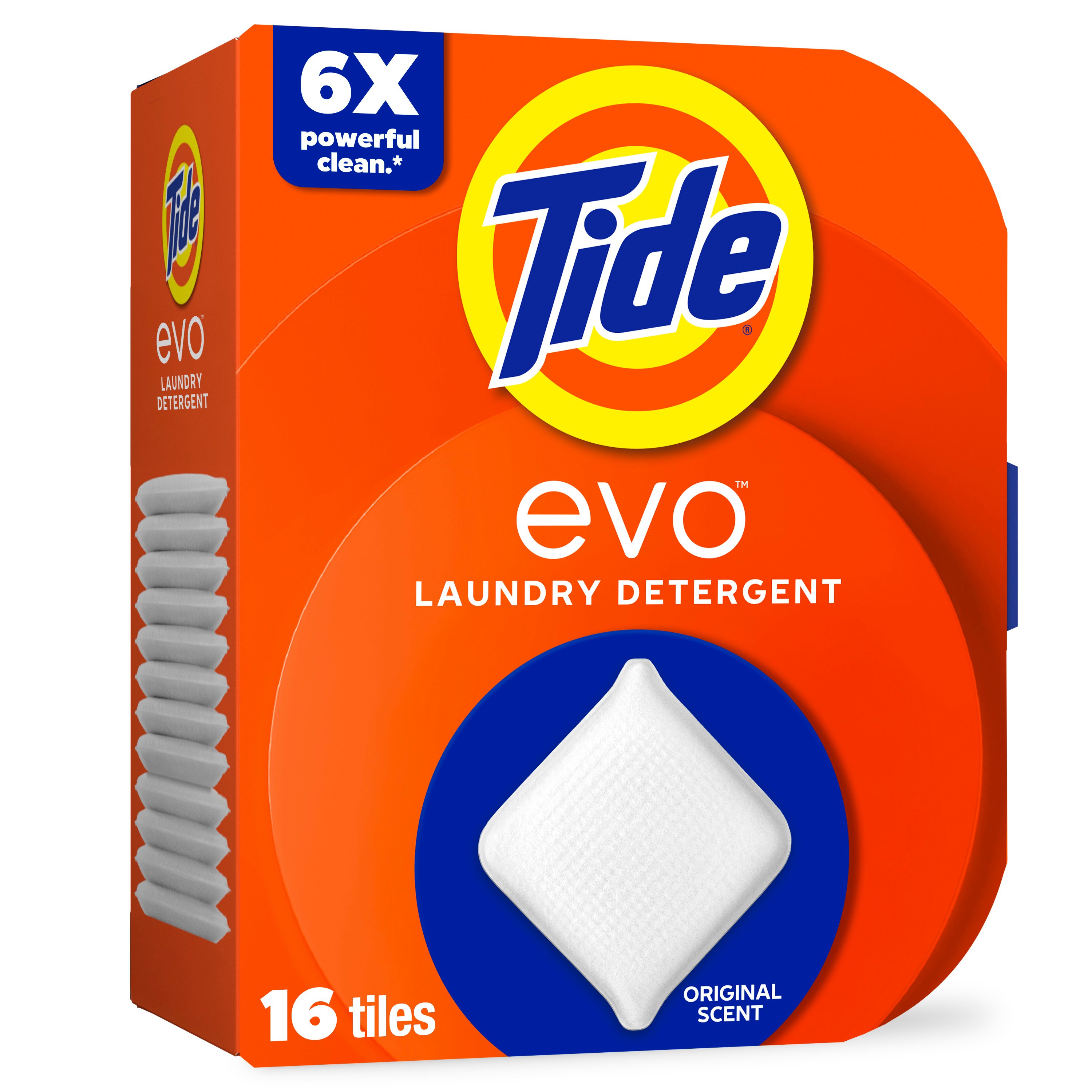 Tide Evo Laundry Detergent Tiles - Original - Shop Detergent at H-E-B