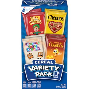 General Mills Cereal Pouch Variety Pack