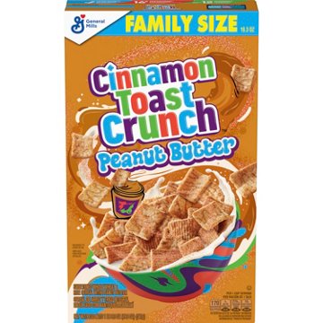 General Mills Cinnamon Toast Crunch Peanut Butter Cereal - Family Size