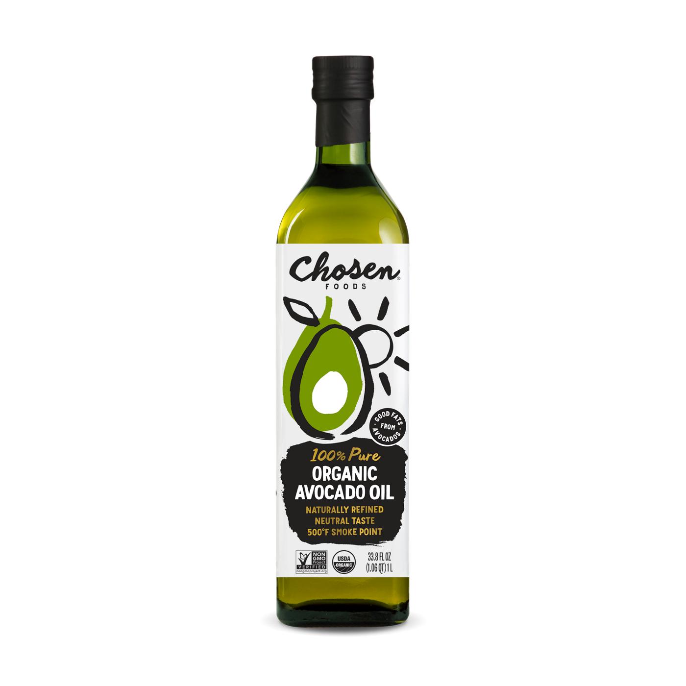 Chosen Foods 100% Pure Organic Avocado Oil; image 1 of 3