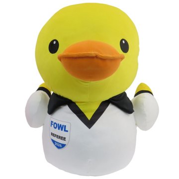 Quackerz World Cup 26 Jumbo Soccer Referee Plush Toy, 23"