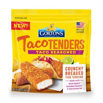 Gorton's Taco Seasoned Breaded Fish Taco Tenders, 16.2 oz
