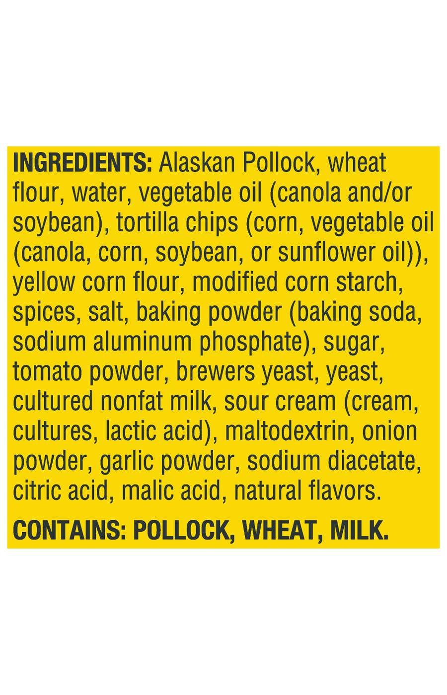 Gorton's Taco Seasoned Breaded Fish Taco Tenders; image 3 of 8