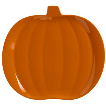 Destination Holiday Pumpkin Shaped Platter, 12''