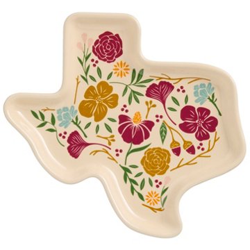 Destination Holiday Texas Tidbit Plate