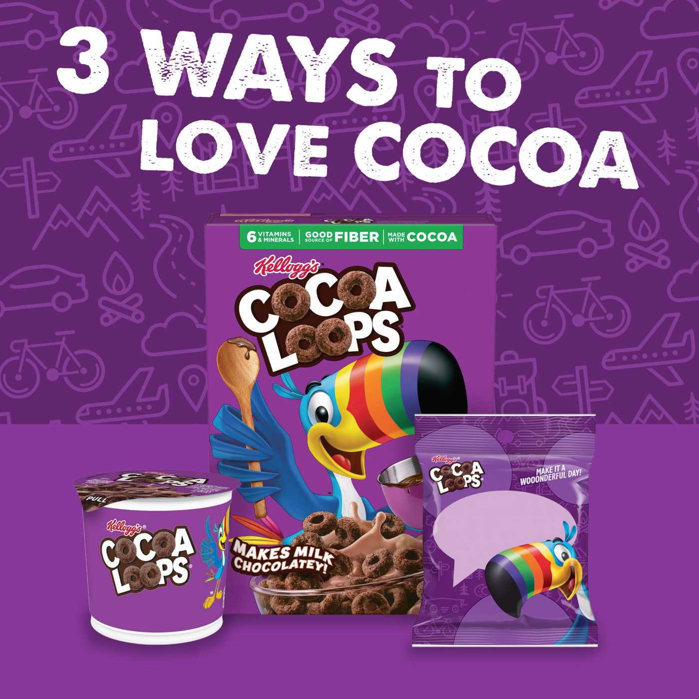 Kellogg's Cocoa Loops Go Pack Cereal Pouches; image 6 of 9