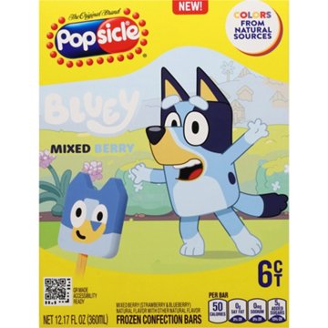 Popsicle Bluey Mixed Berry Bars