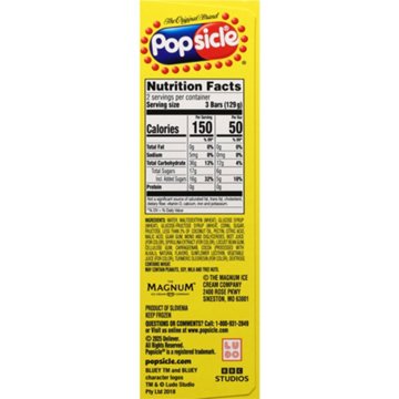 Popsicle Bluey Mixed Berry Bars