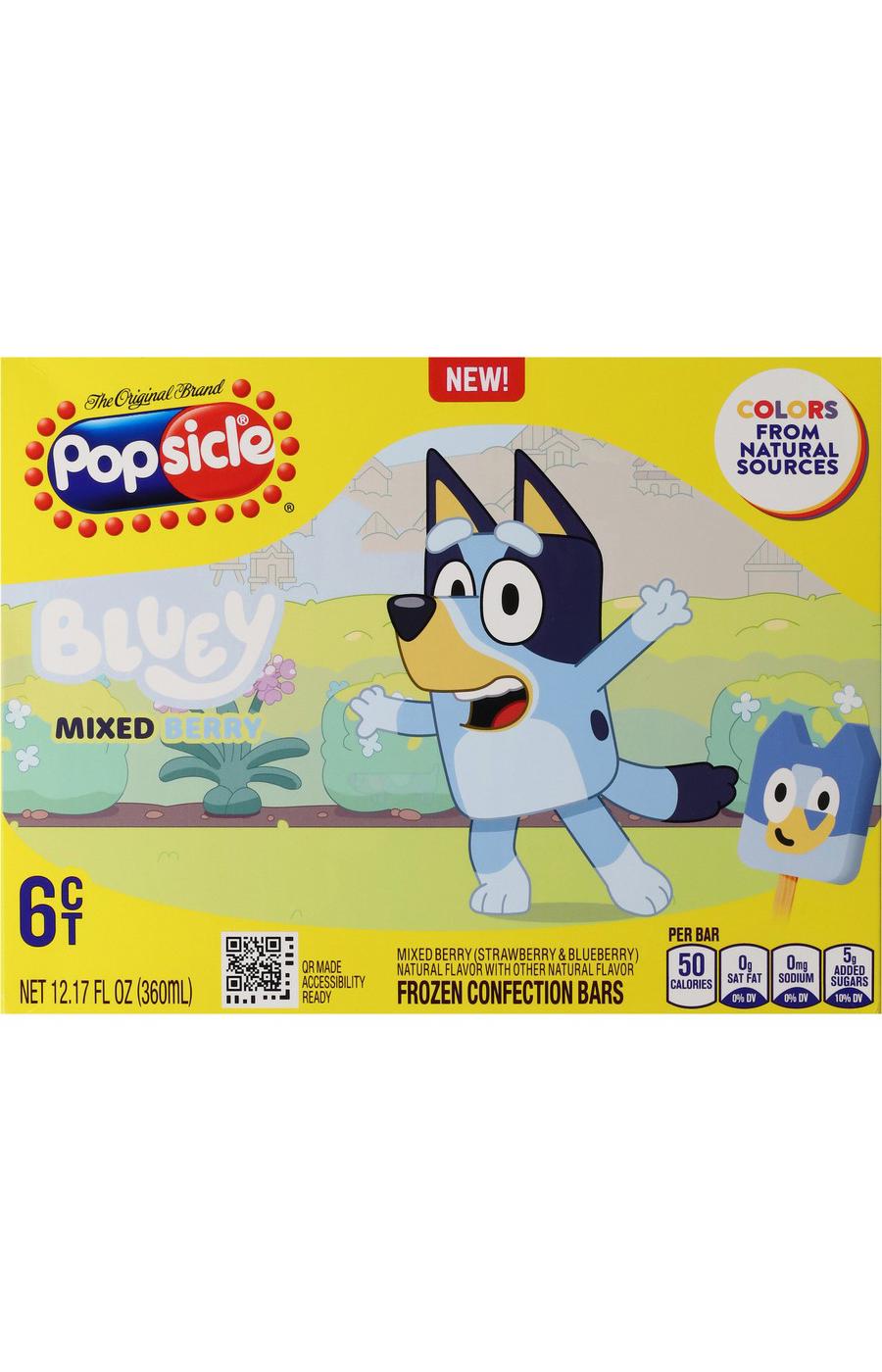 Popsicle Bluey Mixed Berry Bars; image 3 of 3