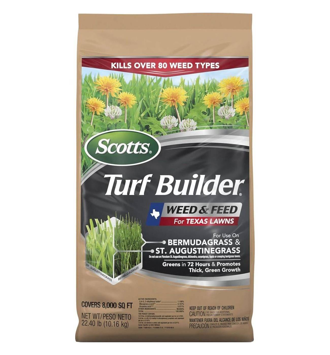 Scotts Turf Builder Weed & Feed; image 1 of 5