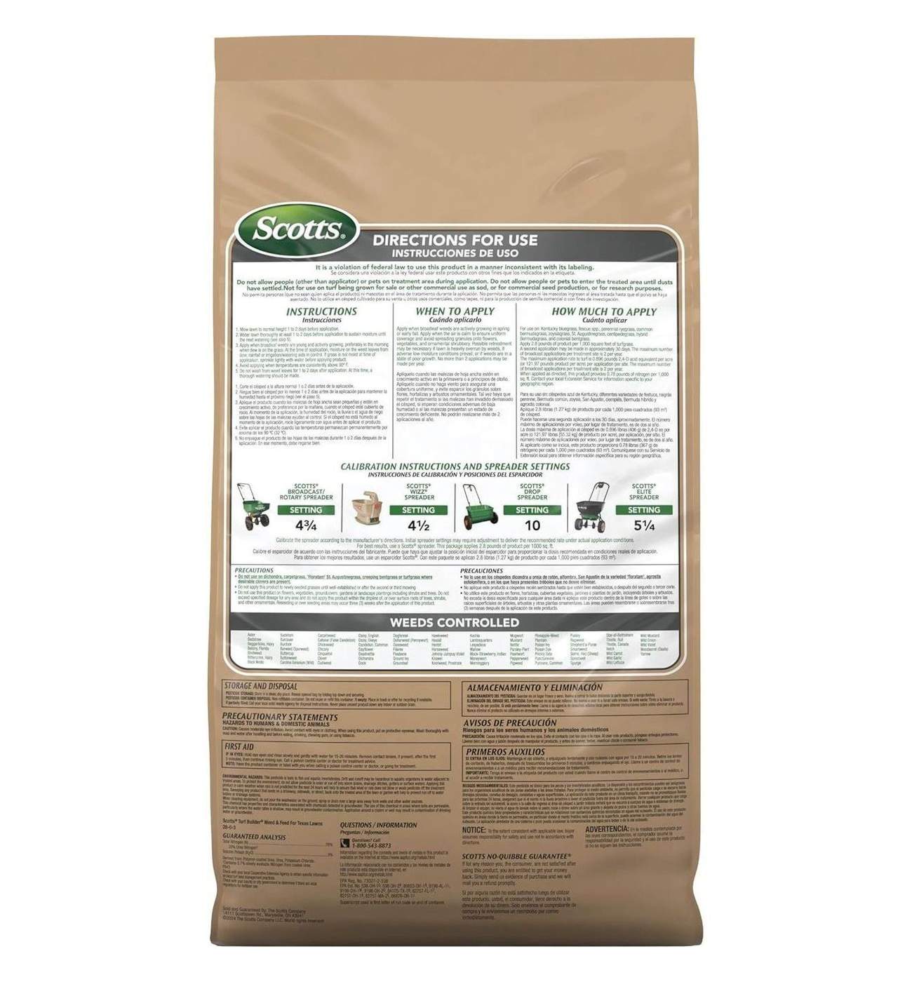 Scotts Turf Builder Weed & Feed; image 3 of 5