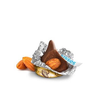 Hershey's Kisses Milk Chocolate with Almonds Candy - Share Pack