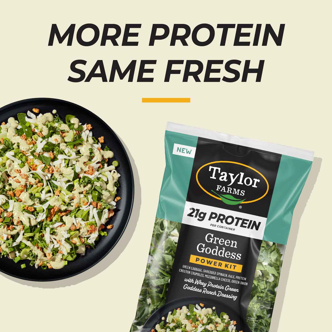 Taylor Farms Protein Green Goddess Chopped Salad Kit; image 2 of 3