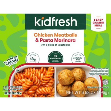 Kidfresh 13g Protein Chicken Meatballs & Pasta Marinara