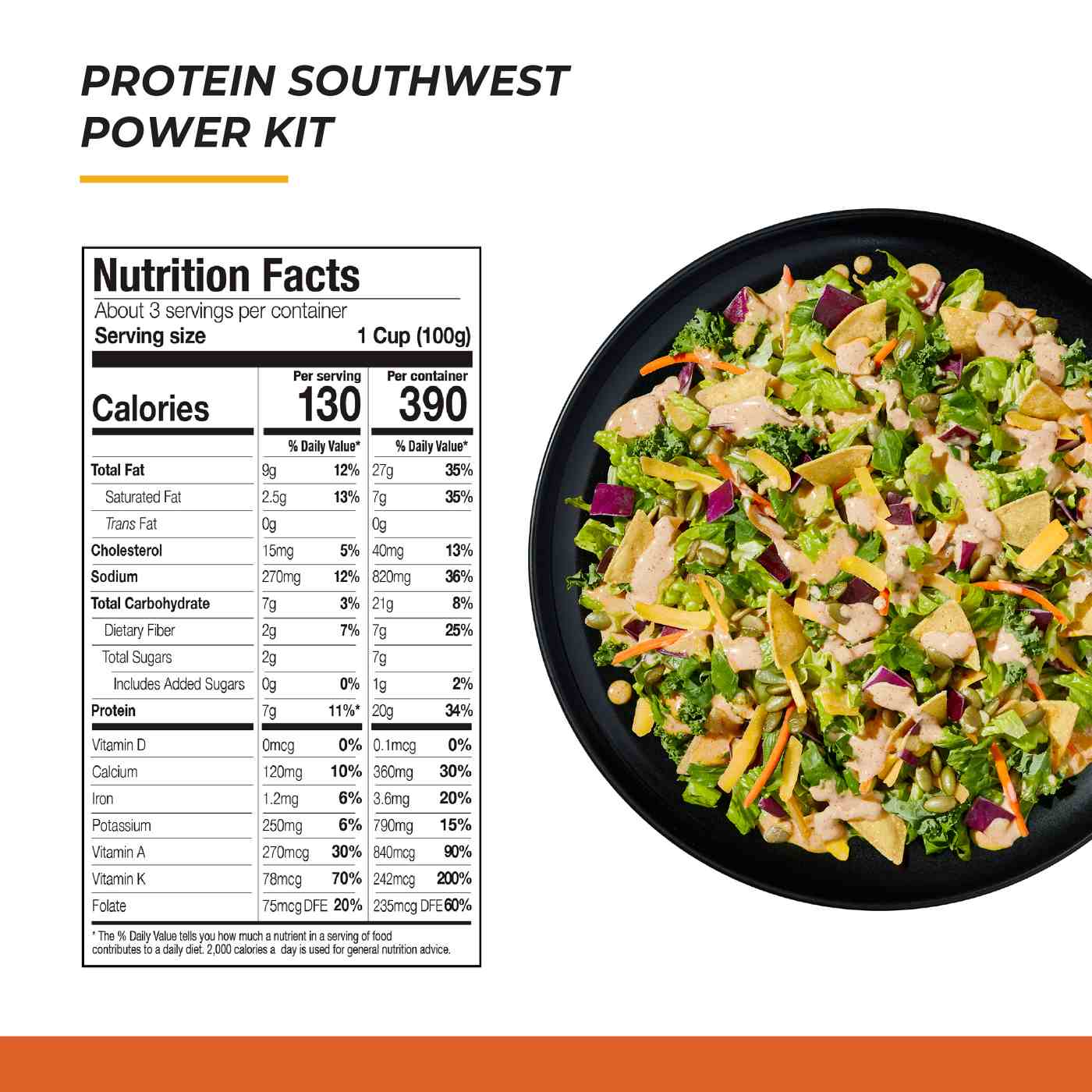 Taylor Farms Protein Southwest Chopped Salad Kit; image 4 of 6