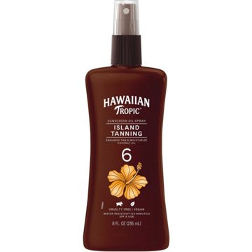 Hawaiian Tropic Island Tanning Sunscreen Oil Spray - SPF 6