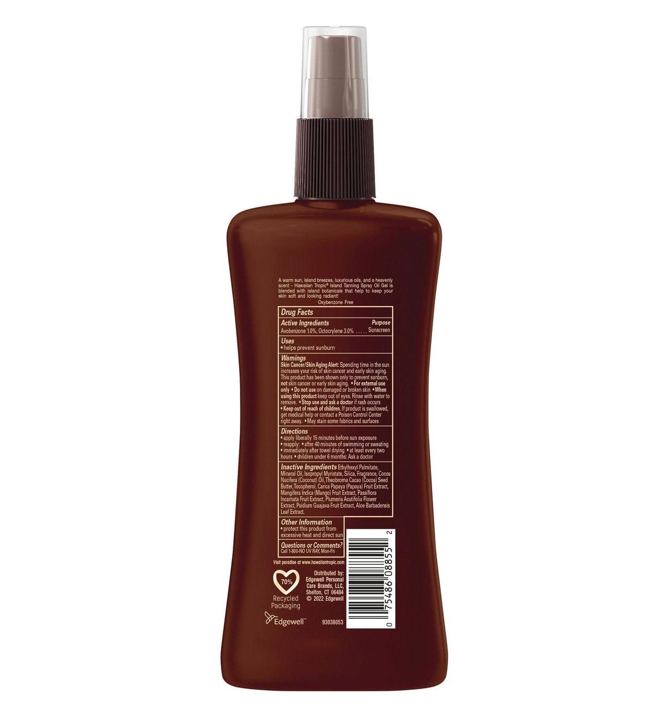 Hawaiian Tropic Island Tanning Sunscreen Oil Spray - SPF 6; image 3 of 3