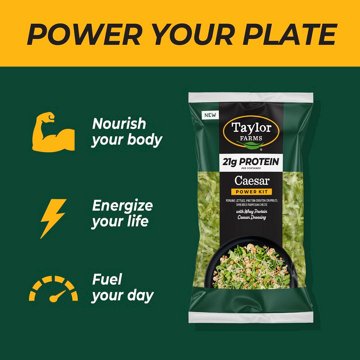 Taylor Farms Protein Caesar Chopped Salad Kit, 10.95 oz