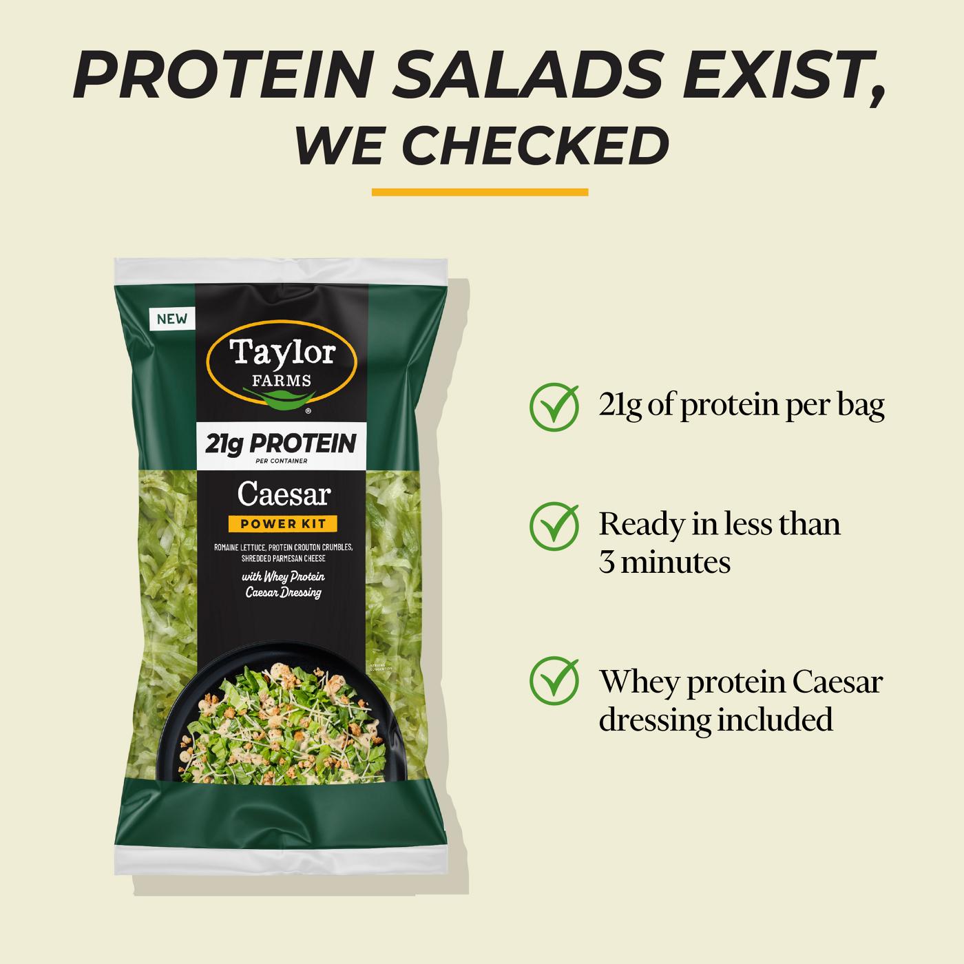 Taylor Farms Protein Caesar Chopped Salad Kit; image 6 of 6