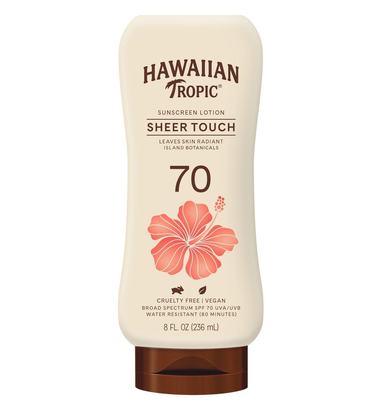 Hawaiian Tropic Sheer Touch Sunscreen Lotion - SPF 70; image 1 of 2