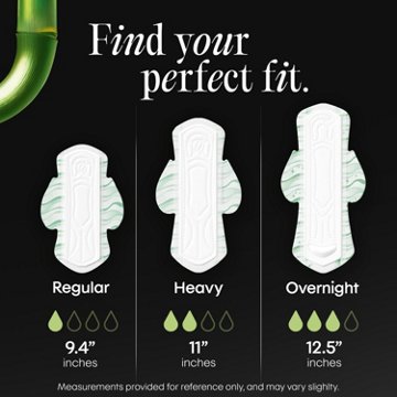 Kotex Bamboo Ultra Thin Pads with Wings - Heavy Absorbency