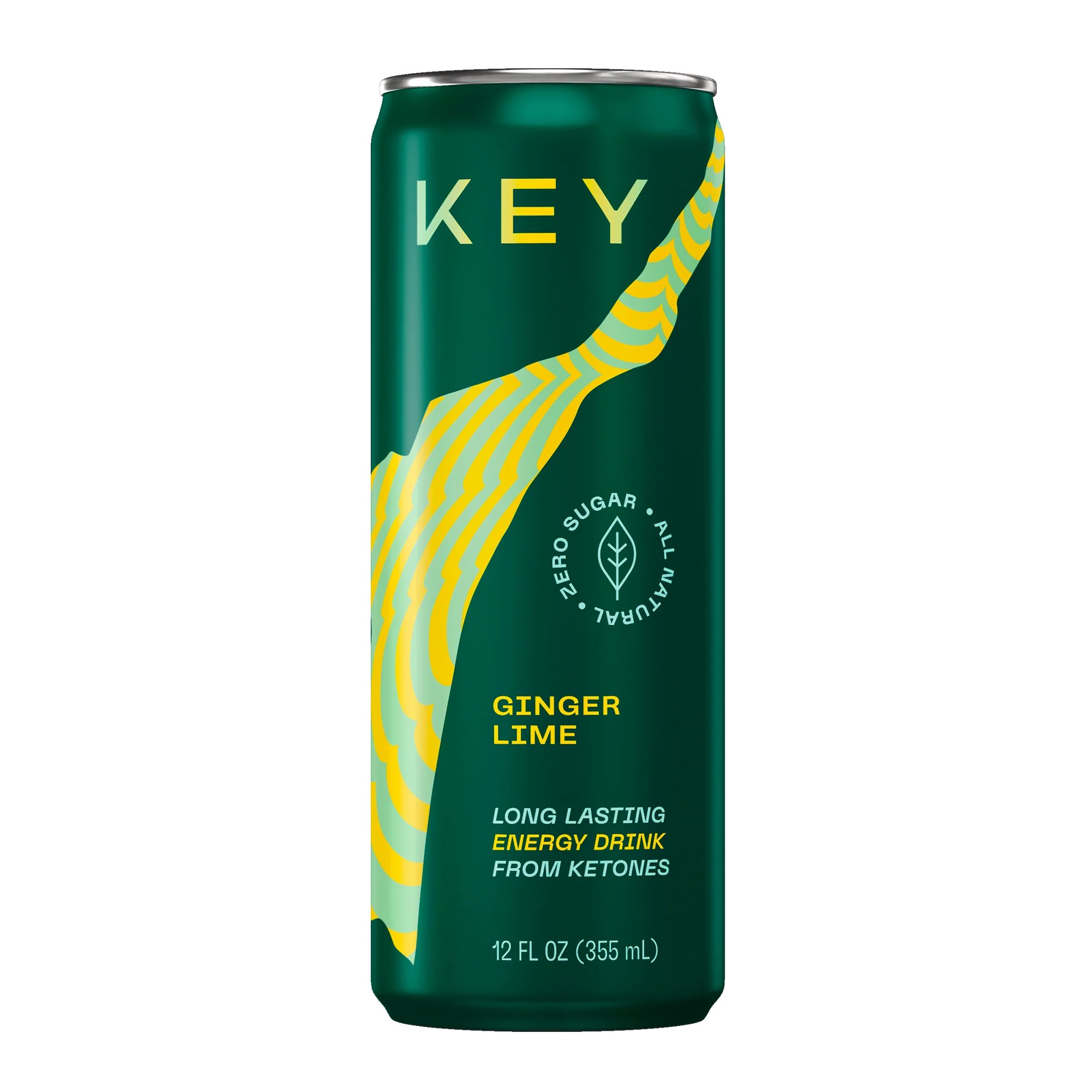 Key Ketone Energy Drink - Ginger Lime, 12 oz | Central Market